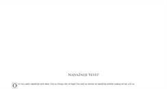 Desktop Screenshot of najvaznijevesti.com